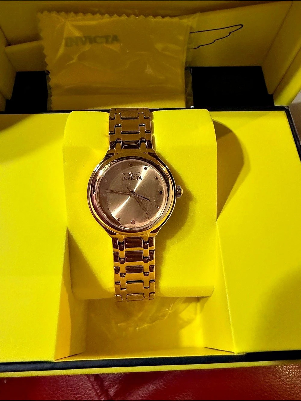 Invicta Specialty Women's Quartz Rose Gold-Tone Watch